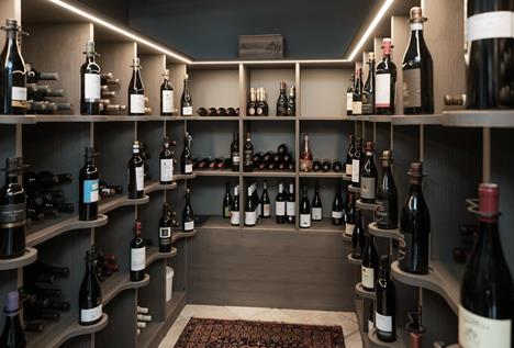 Fink’s wine cellar