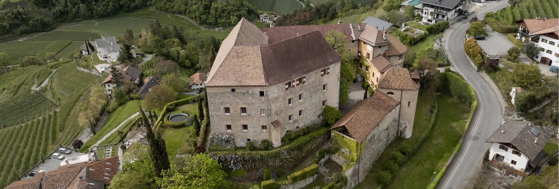 Schenna seen from above